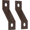 Ekena Millwork Premium Z-Brackets for Barn Door Track (set of 2), Copper Vein GB6001TZCV - alternate 4